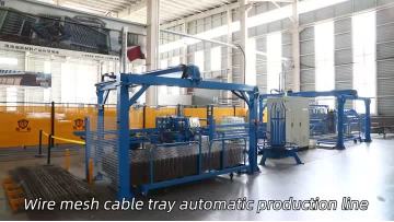 5.Wire mesh cable tray automatic production line