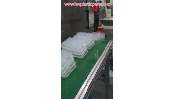 Transparent injection molding box