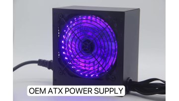 Green Leaf PSU Pc Power Supply OEM  Atx 110-230V 24V 5A Gaming Led RGB Light The Fan 500W  Desktop Computer Power Supply1