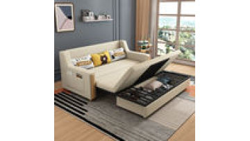 Sofa bed dual-purpose multifunctional foldable double small apartment living room push-pull sitting and lying telescopic chair1