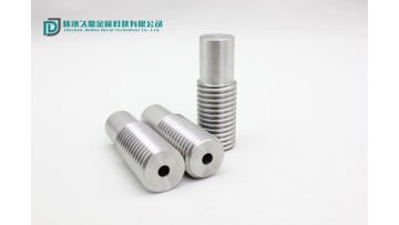 Tungsten heavy alloy rod with thread
