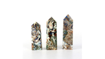 Wholesale Natural Crystal Point Azurite Tower Gemstone Tower for Desktop Ornament1