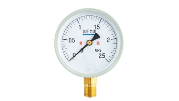 Oxygen pressure gauge