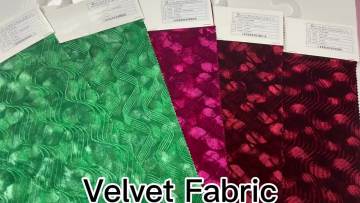 New fashion solid Dyed warp Knit brushed polyester velour velvet clothes material fabric for women dresses1