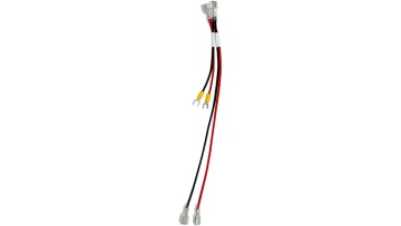 Custom 6.3mm Spade Terminal 1 to 2 Power Cable with U-Type Fork Terminals