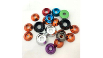 Color Aluminum Alloy M6 Cylindrical Head Cup Head Inner Hexagon Screw Gasket Washer Hole Screw Aluminum Washer1