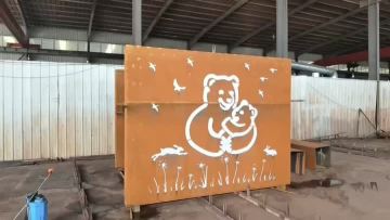 Corten steel production line