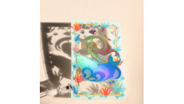 Custom PET Transparent Holographic Card Anime Custom Holographic  Art Print Laser Card Custom Printed Cards1