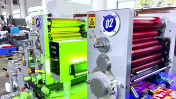 Intermittent label printing machine series