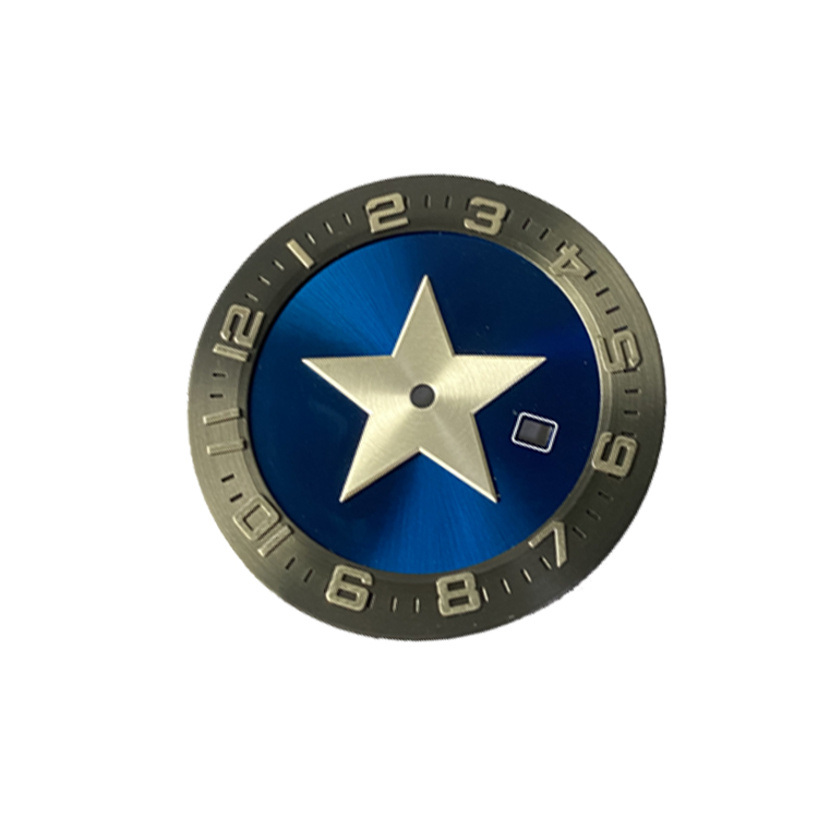 embossed pattern watch dial 