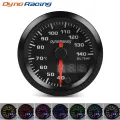 Dynoracing 52mm Dual Display Oil temp Gauge 7 colors Led 40-140 Celsius Oil temp meter with Stepper Motor BX101499