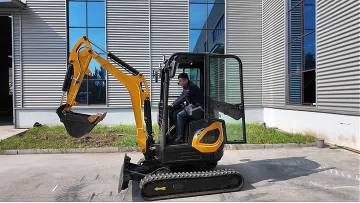 H-25C cab mini excavator