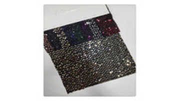 fashion style manufacturer sequin blend yarn dyed shiny fringe sequeen fabric for dresses1