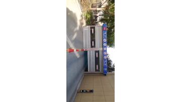 PVC high speed doors for parking lot entrance