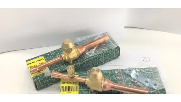 Air conditioner Refrigeration Ball Valves Welding Connection Brass Copper Ball Valve with access port  good quality1