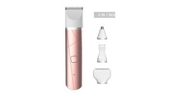 Black rechargeable USB cordless electric clipper professional men beard and body hair trimmers for men1