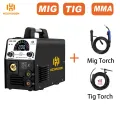 HZXVOGEN MIG185-II Mig Welder MIG LIFT TIG ARC/MMA 3 In 1 Function Gas Gasless Semi-automatic Welding Machine VS MIG250