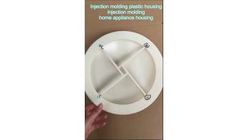 Injection molding plastic housing parts