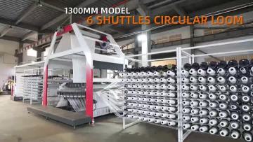 1300 model 6 shuttles circular loom