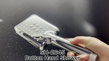 Matte Black Unbreakable No Leak Rain Shower Detachable Shower Head Square Douchekop1