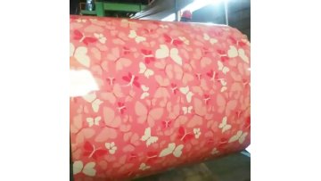 flower print ppgi coil in india designed prepainted galvanized steel coil  coated steel coils1