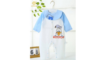 Cute cartoon elephant print baby jumpsuit
