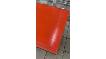 pom sheet orange color