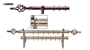 New cage curtain rod wholesale