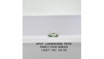 lab grown green diamond ring