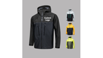 Unisex High-Quality Rainproof Hardshell Coat with Hood for Hiking1