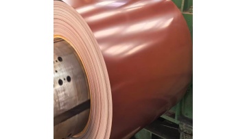 Wine-red Al-Zn coated steel sheet~1