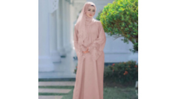 Muslim Ramadan Eid Malay Women Hijab Clothing Modest Lace Floral Long Dresses With Headscarf Saudi Moroccan Kaftan Robe1