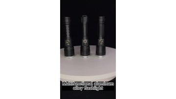 820lm Battery Display Flashlights Led White Laser Blub Rechargeable Powerful Torch Flashlight Outdoor High Power Torch Light1