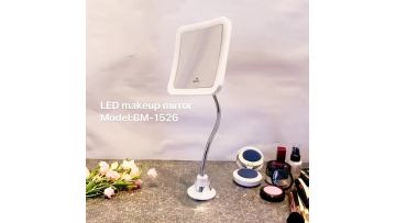 Flexible Gooseneck Lighted Makeup Mirror