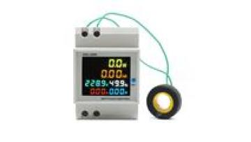D52-2066 Digital Voltmeter, Current & Power Wattmeter - Electric Energy kWh Meter, Frequency, Volt, Amp Monitor (AC 220V/110V, 100A)1