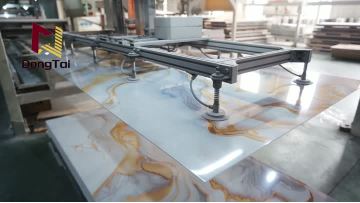 pvc marble wall panel indoor decoration