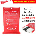 1.2m * 1.8m fire blanket, escape special fire equipment, fire fighting material.fire extinguishing tools
