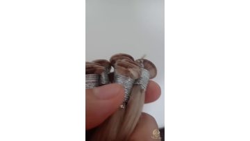 hand tied wefts