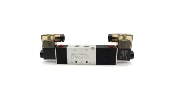 4V330C-08 4V330E-08 4V330P-08 5/3 Way 5 Way 3 Position Pneumatic Directional Control Air Solenoid Valve 12VDC 24VDC 24VAC 110VAC 220VAC1