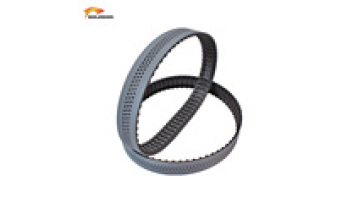 255H150+3 Toothed Transmission Belts for Vertical Packing Machine with gray Rubber Perforations Centre Grinding OEM Customizable1