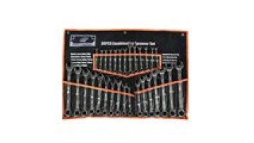 Wholesale Open Spanner Set of 10 Pieces of 30 Pieces of Hand-operated Dual-lens Mirror Set of Spanner Set of plum1