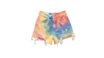 Sexy Women Custom Denim Sexy Summer Tye Dye Cotton Shorts for Ladies Wholesale1