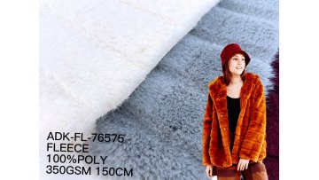 Custom color soft plush warp knitted sherpa fabric changshu baocustom artificia faux fur pyjamas fluffy material fabric for home1