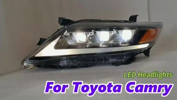 6605 LED Headlights For Toyota Camry XV40 2010-201