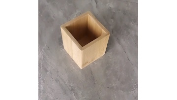 Manual Natural Wood Kitchen Utensil Set Holder Square Sapele Chopsticks Box Forks And Spoons Storage Containers1