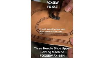 Three Needle Shoe Upper Sewing Machine FOXSEW FX-654