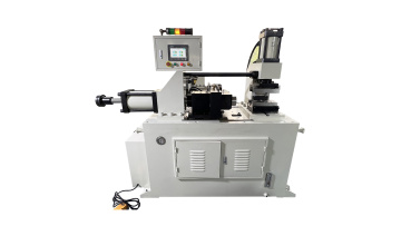 Exhasut pipe end forming machine