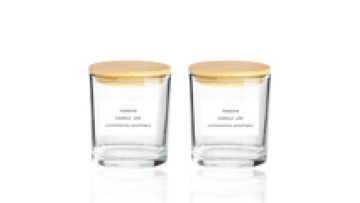Custom 10oz 300ml Colorful Glass Candle Cup Container Vessels Clear Empty Candle Jar Luxury with Lid Cover for Candle Making1
