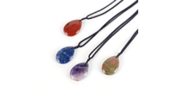 Natural High Quality Crystal Pendant Drop Shape Crystal Necklace1