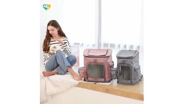 Foldable Pet Cat Carrier Packbag